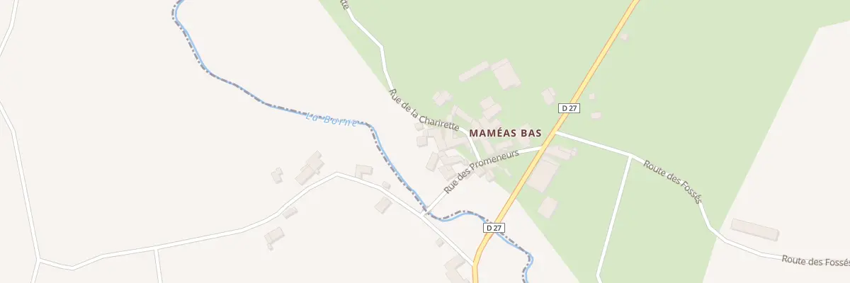 Plan du 5191 Mameas Bas à Céaux-d’Allègre