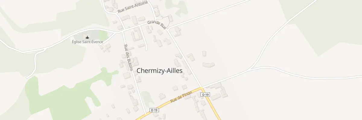 Plan du 18 Gr Grande Rue à Chermizy-Ailles