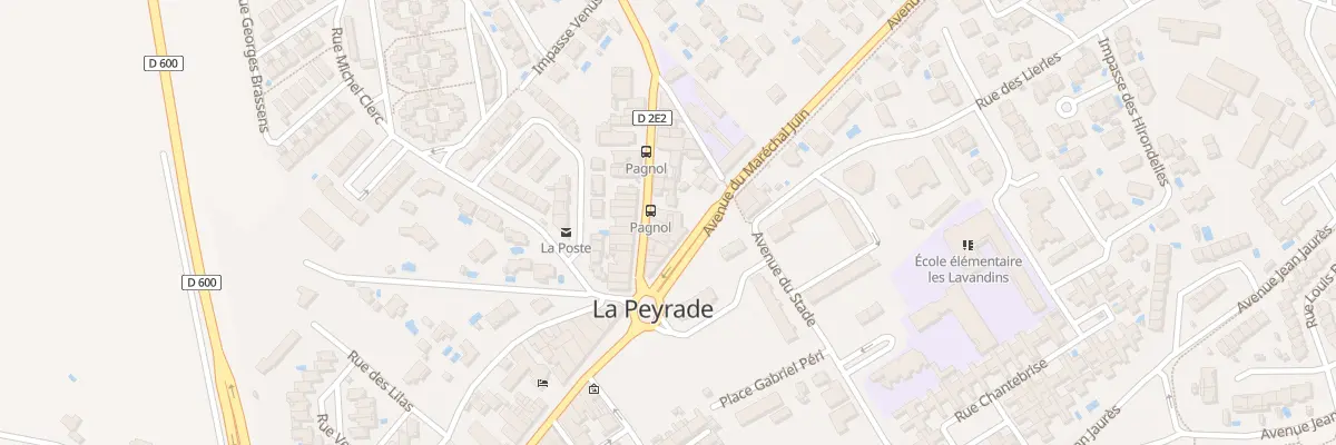 Plan du 14 Rte de Balaruc la Peyrade à Frontignan