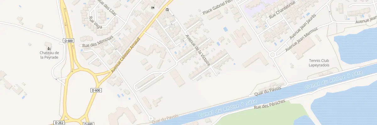 Plan du 23 Rue de Verdun La Peyrade à Frontignan