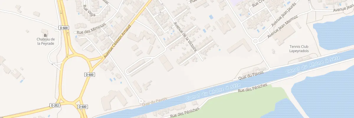Plan du 18 Rue de la Marne La Peyrade à Frontignan