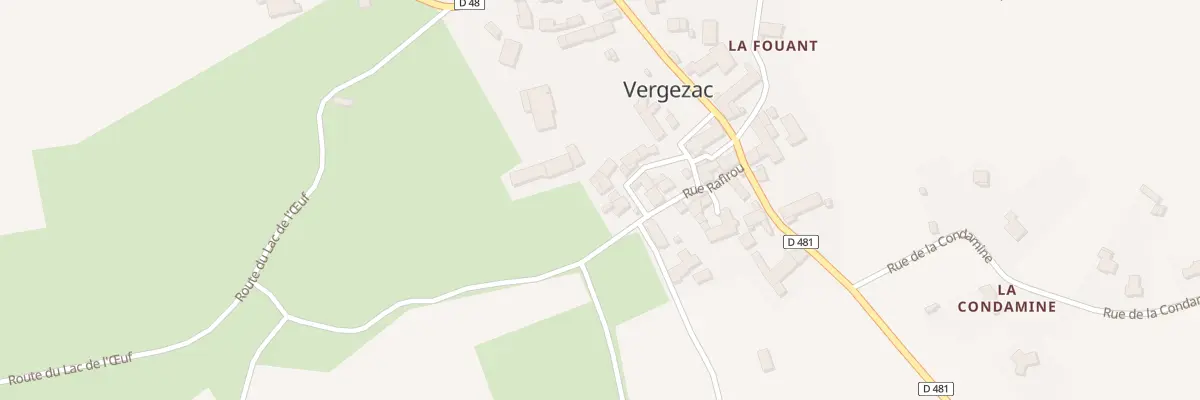 Plan du 5019 Le Bourg à Vergezac