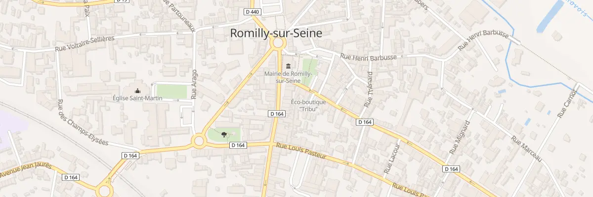 Plan du 2B Rue Gornet Boivin à Romilly-sur-Seine