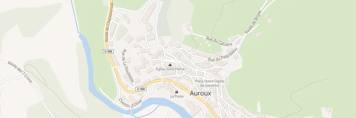 Plan du 5189 Rue de l’Église à Auroux