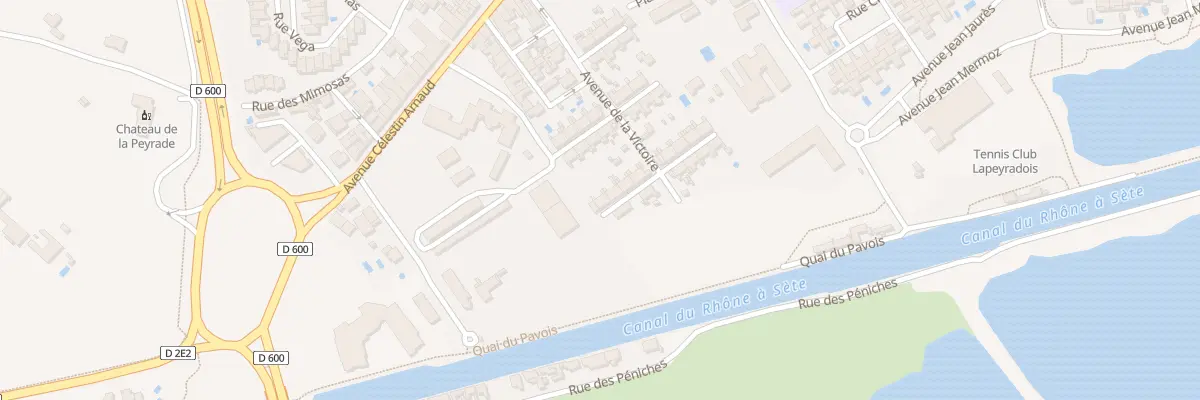 Plan du 32 Rue de la Marne La Peyrade à Frontignan