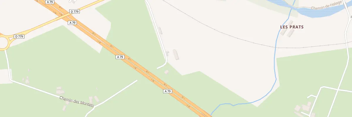 Plan du 5123 Les Montets à Diou