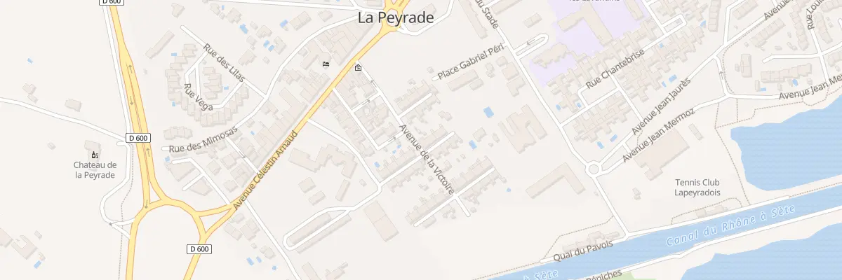 Plan du 5280F Rue de Verdun La Peyrade à Frontignan