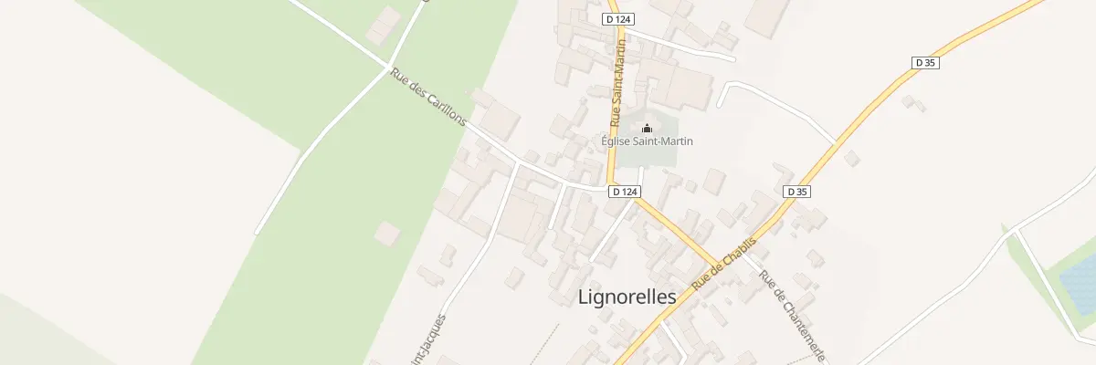 Plan du 15B Rue des Carillons à Lignorelles