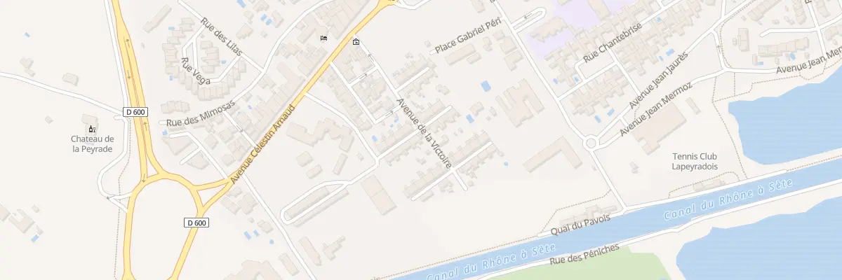 Plan du 13 Rue de Verdun La Peyrade à Frontignan