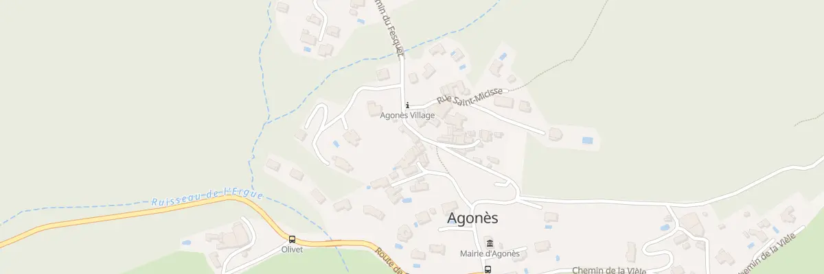 Plan du 5001 Le Village à Agonès