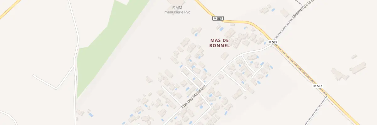 Plan du 402 Rue des Maseliers à Cournonsec