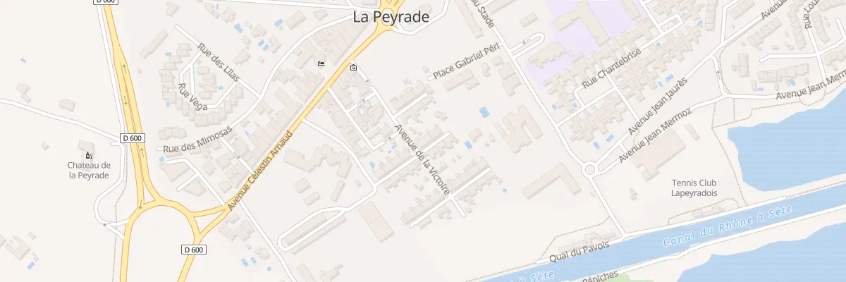 Plan du 12 Rue de Verdun La Peyrade à Frontignan