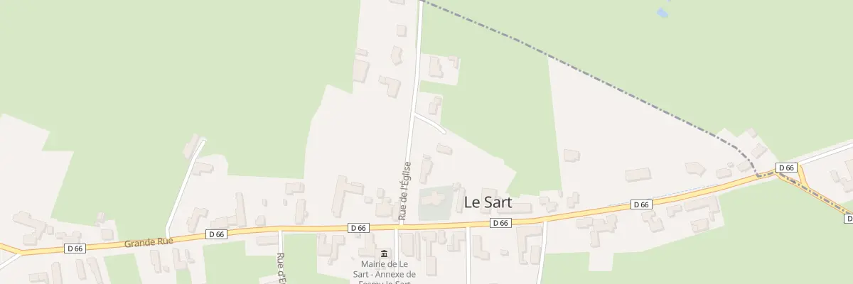 Plan du 2 Rue de l’Eglise à Fesmy-le-Sart