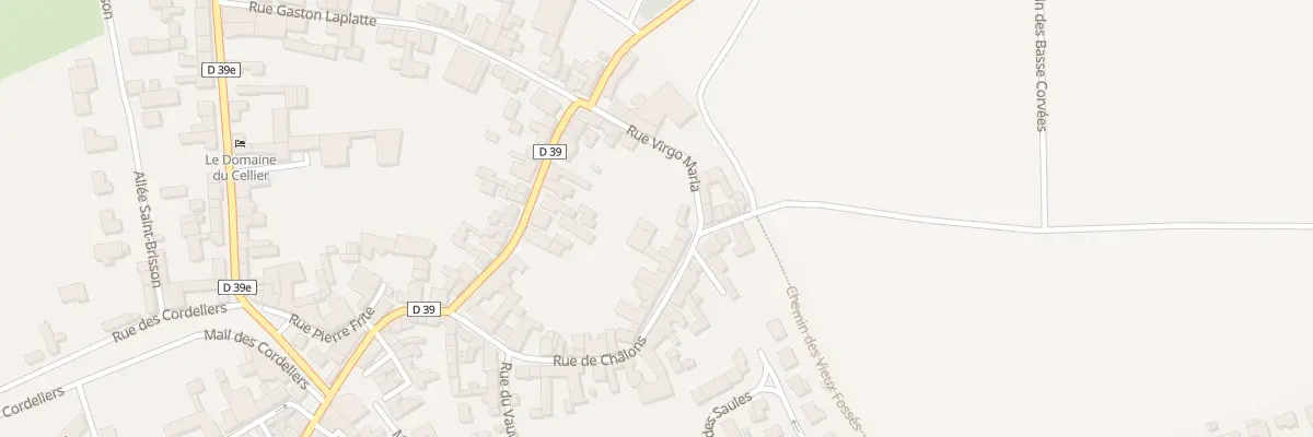 Plan du 36 Rue de Chalons à Sézanne