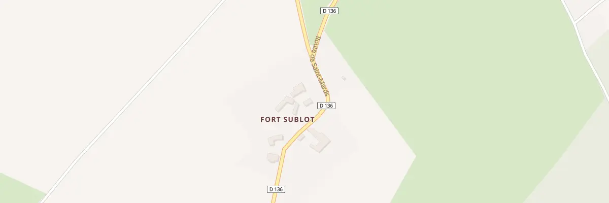 Plan du 9 Rte de St Mards (fort Sublot) à Sormery