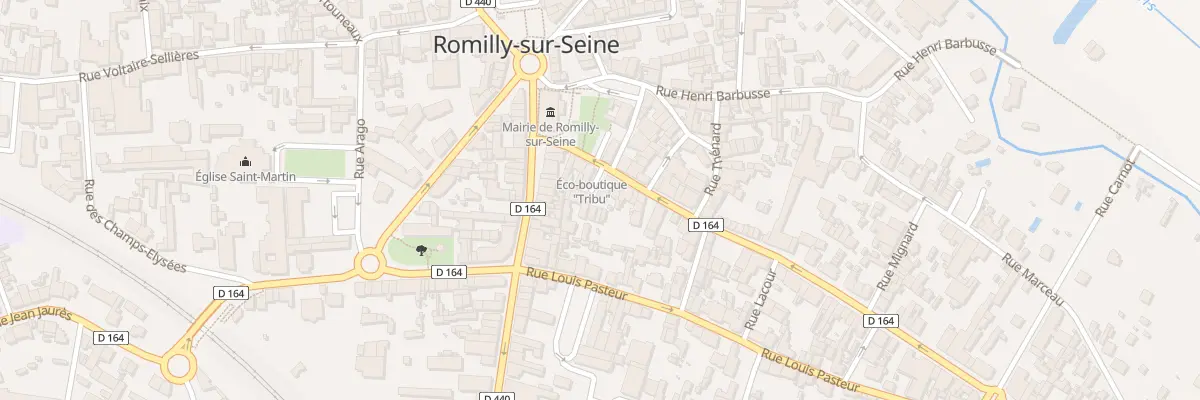 Plan du 10 Rue Gornet Boivin à Romilly-sur-Seine