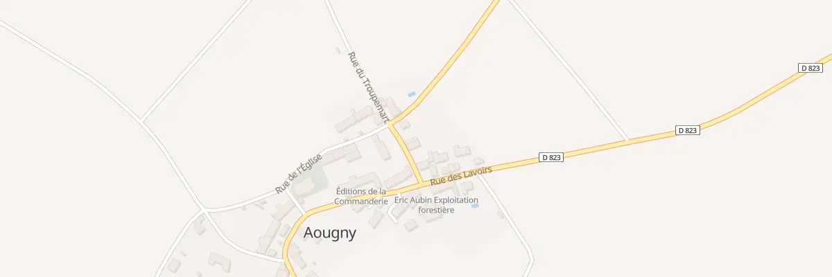 Plan du 2 Rue du Troupemart à Aougny