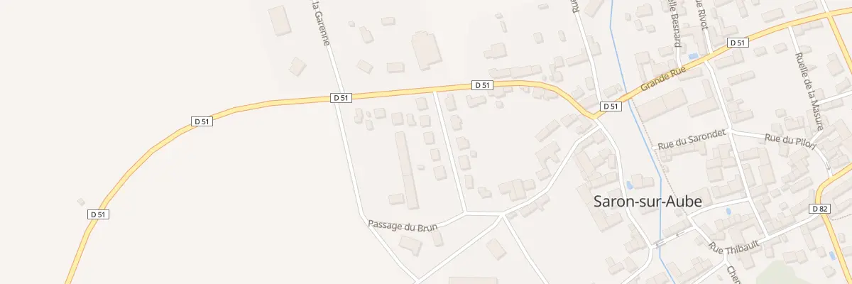 Plan du 16 Rue du Faubourg Saint-Maure à Saron-sur-Aube