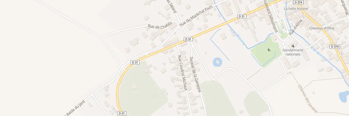 Plan du 2 Rue Coudrot Michaut à Aix-Villemaur-Pâlis