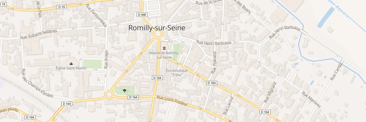 Plan du 9 Rue Gornet Boivin à Romilly-sur-Seine