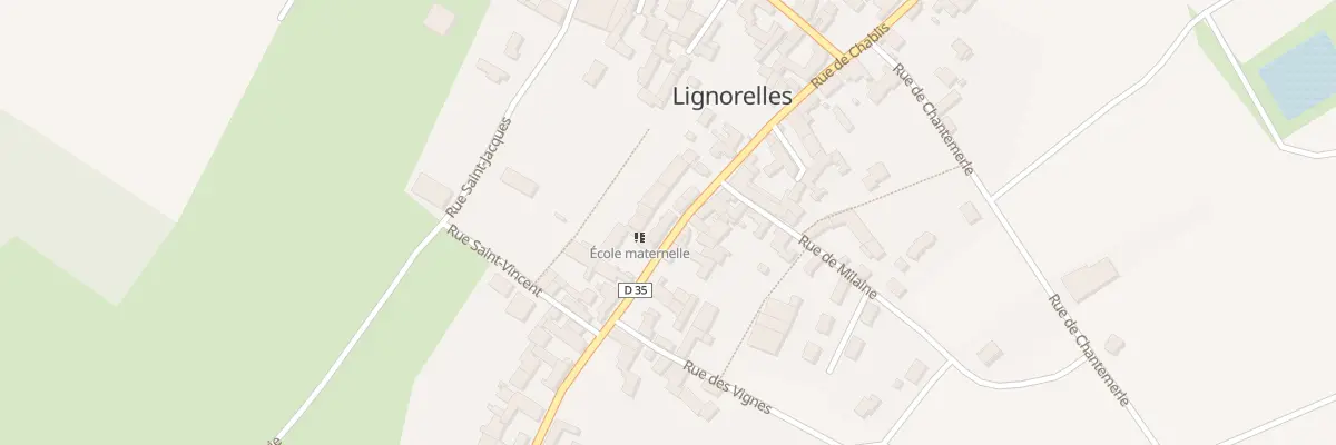 Plan du 3 Rue de Chablis à Lignorelles