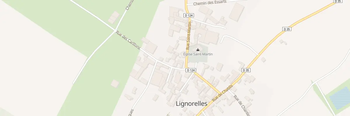 Plan du 1 Rue St Martin à Lignorelles