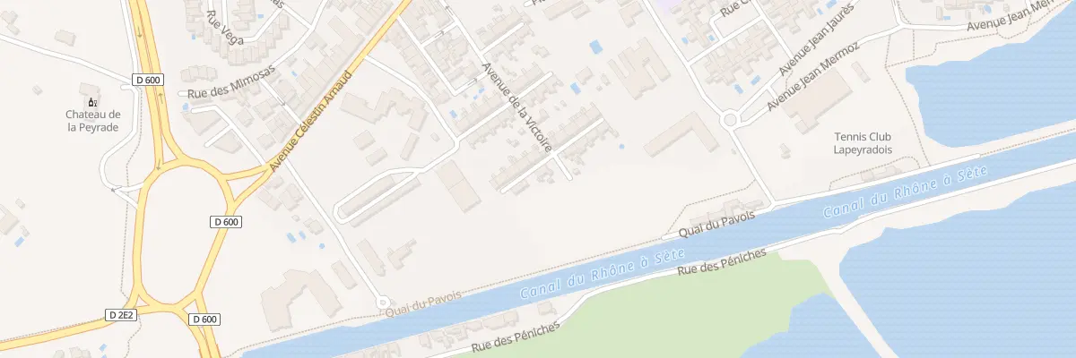 Plan du 19 Rue de la Marne La Peyrade à Frontignan