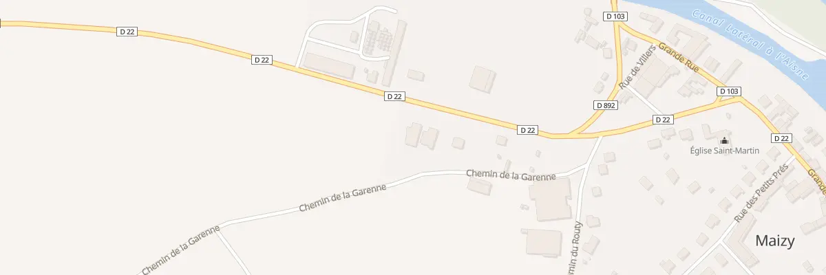 Plan du 9001 Le Rousselet à Maizy