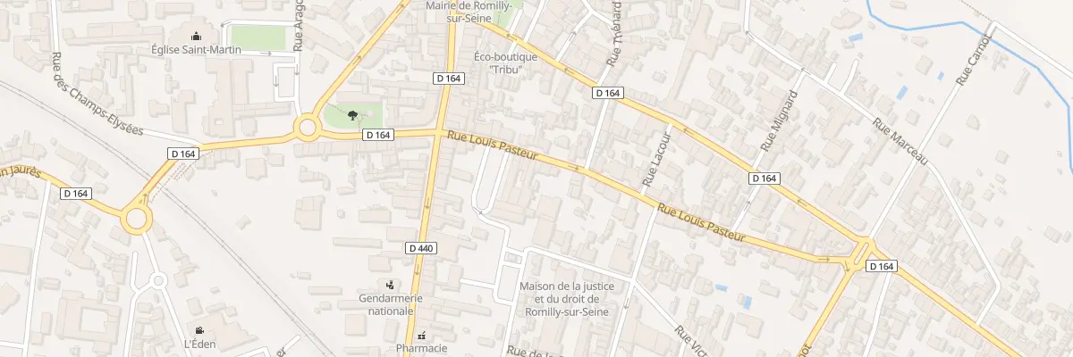 Plan du 18 Rue Louis Pasteur à Romilly-sur-Seine