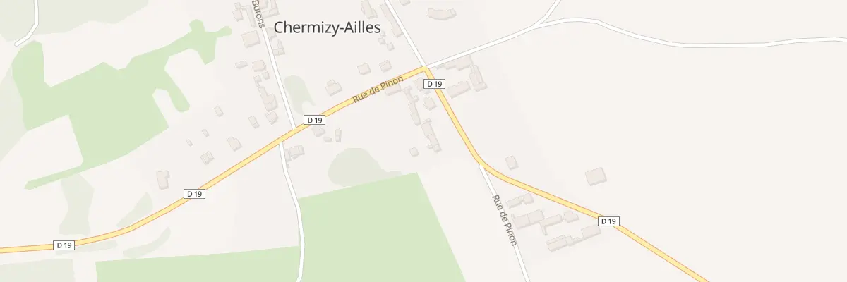 Plan du 9 Rue de Pinon à Chermizy-Ailles