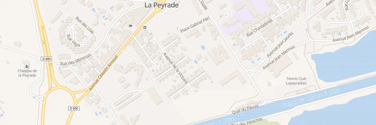 Plan du 3 Rue de Verdun La Peyrade à Frontignan