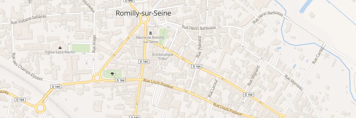 Plan du 20 Rue Gornet Boivin à Romilly-sur-Seine