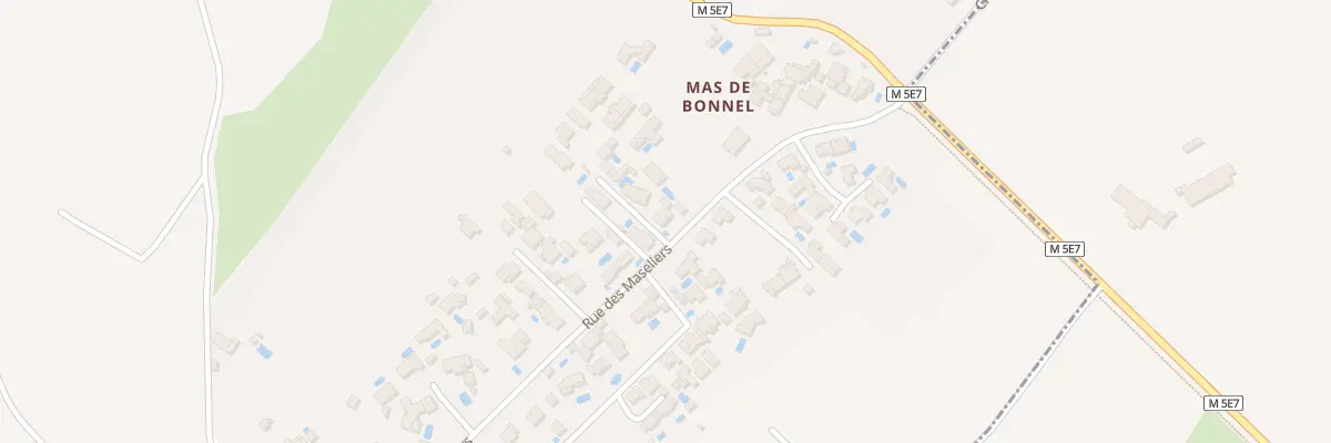 Plan du 390 Rue des Maseliers à Cournonsec