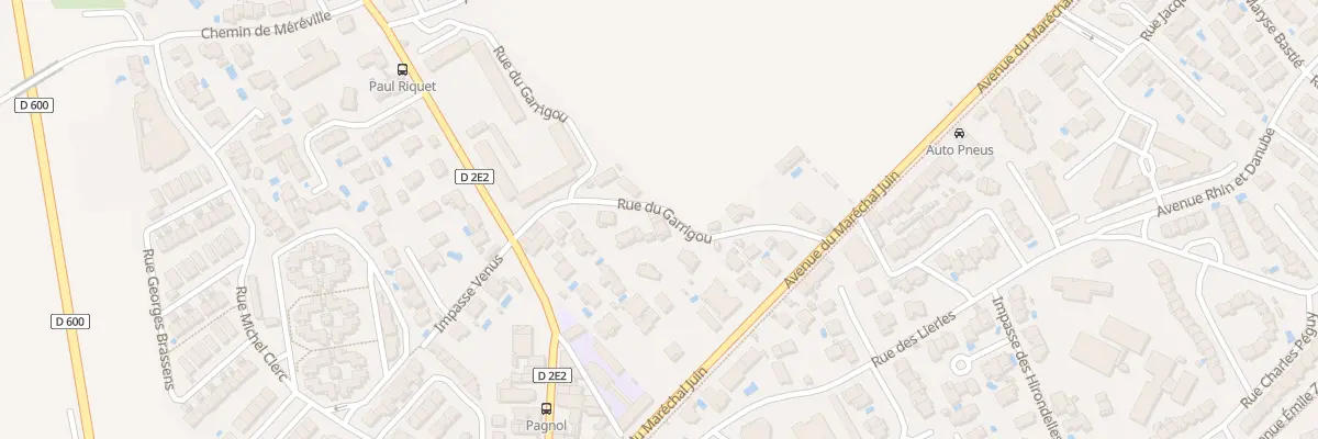 Plan du 40 Rte de Balaruc la Peyrade à Frontignan