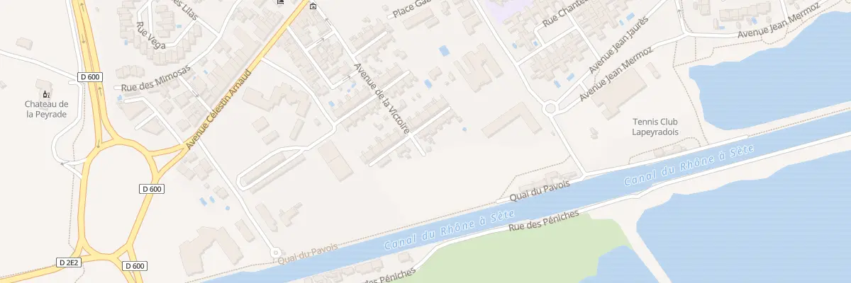 Plan du 15 Rue de la Marne La Peyrade à Frontignan
