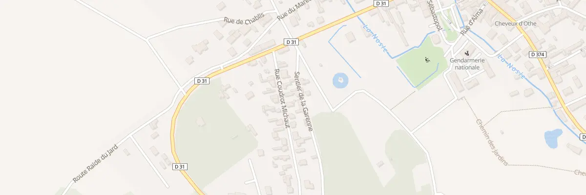 Plan du 9 Rue Coudrot Michaut à Aix-Villemaur-Pâlis