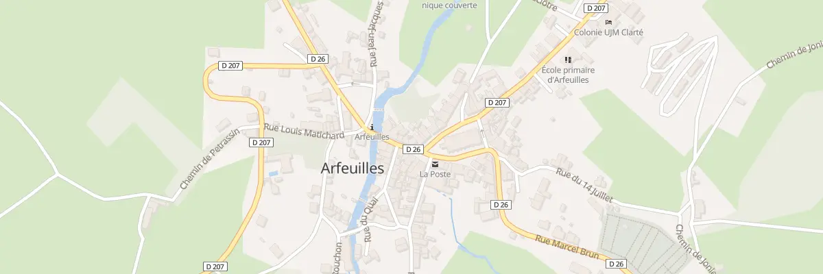 Plan du 15 Pl des Victoires à Arfeuilles