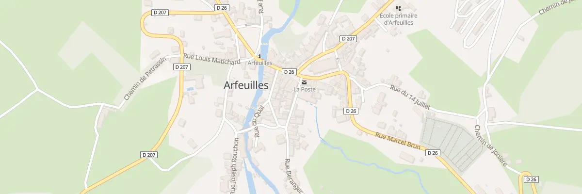 Plan du 4 Rue François Vacher à Arfeuilles