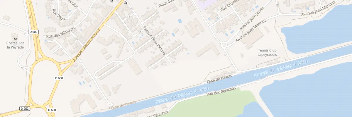 Plan du 13 Rue de la Marne La Peyrade à Frontignan