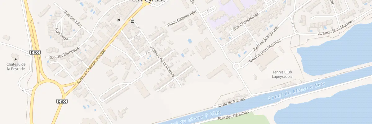Plan du 4 Rue de la Marne La Peyrade à Frontignan