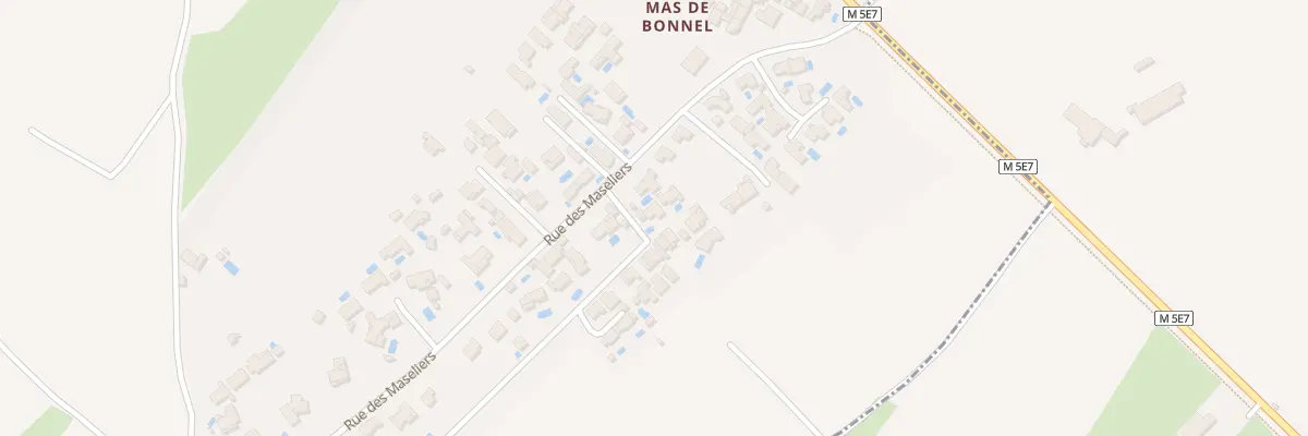 Plan du 511 Rue des Maseliers à Cournonsec
