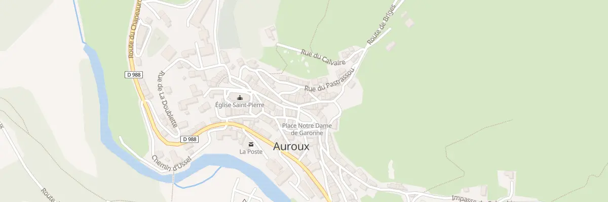 Plan du 5 Rte de Briges à Auroux