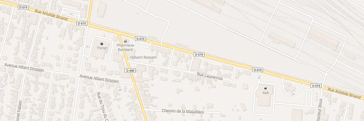 Plan du 161 Rue Aristide Briand à Romilly-sur-Seine