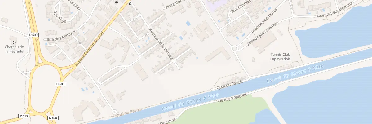 Plan du 11 Rue de la Marne La Peyrade à Frontignan