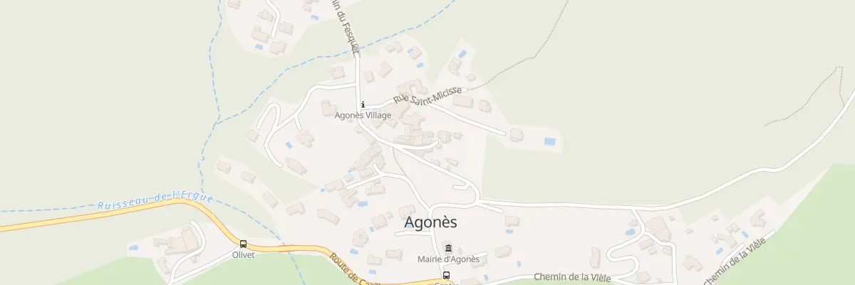 Plan du 5009 Le Village à Agonès