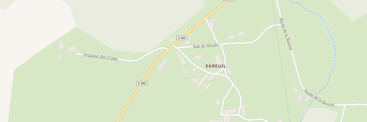 Plan du 294 Egreuil à Aunay-en-Bazois