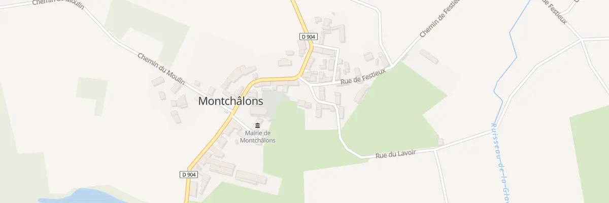 Plan du 4 Rue du Lavoir à Montchâlons