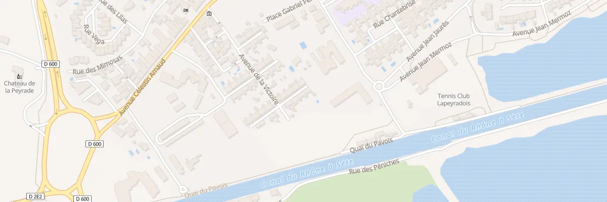 Plan du 7 Rue de la Marne La Peyrade à Frontignan