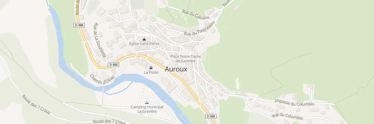Plan du 5283 Pl Notre Dame à Auroux
