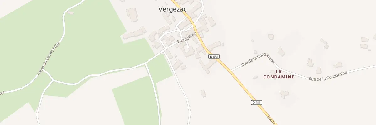 Plan du 15 Rue Rafirou à Vergezac
